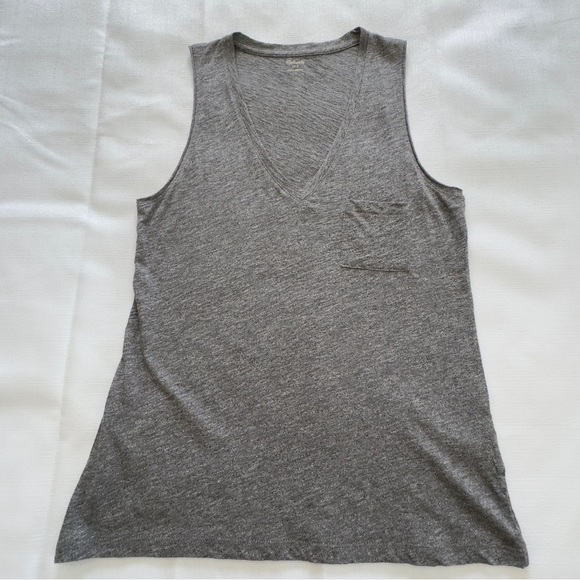 Whisper Cotton V-Neck Pocket Tank Size Small - Picture 2 of 11